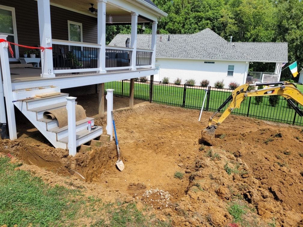 Excavation for OBAIR Contracting in Cookeville, TN