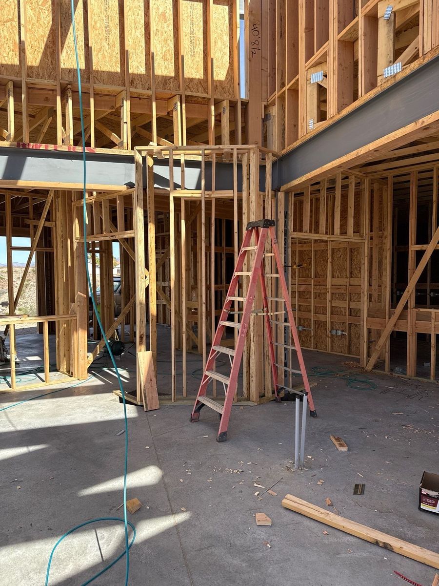 Framing for Ant Farm Construction in Kingman, AZ