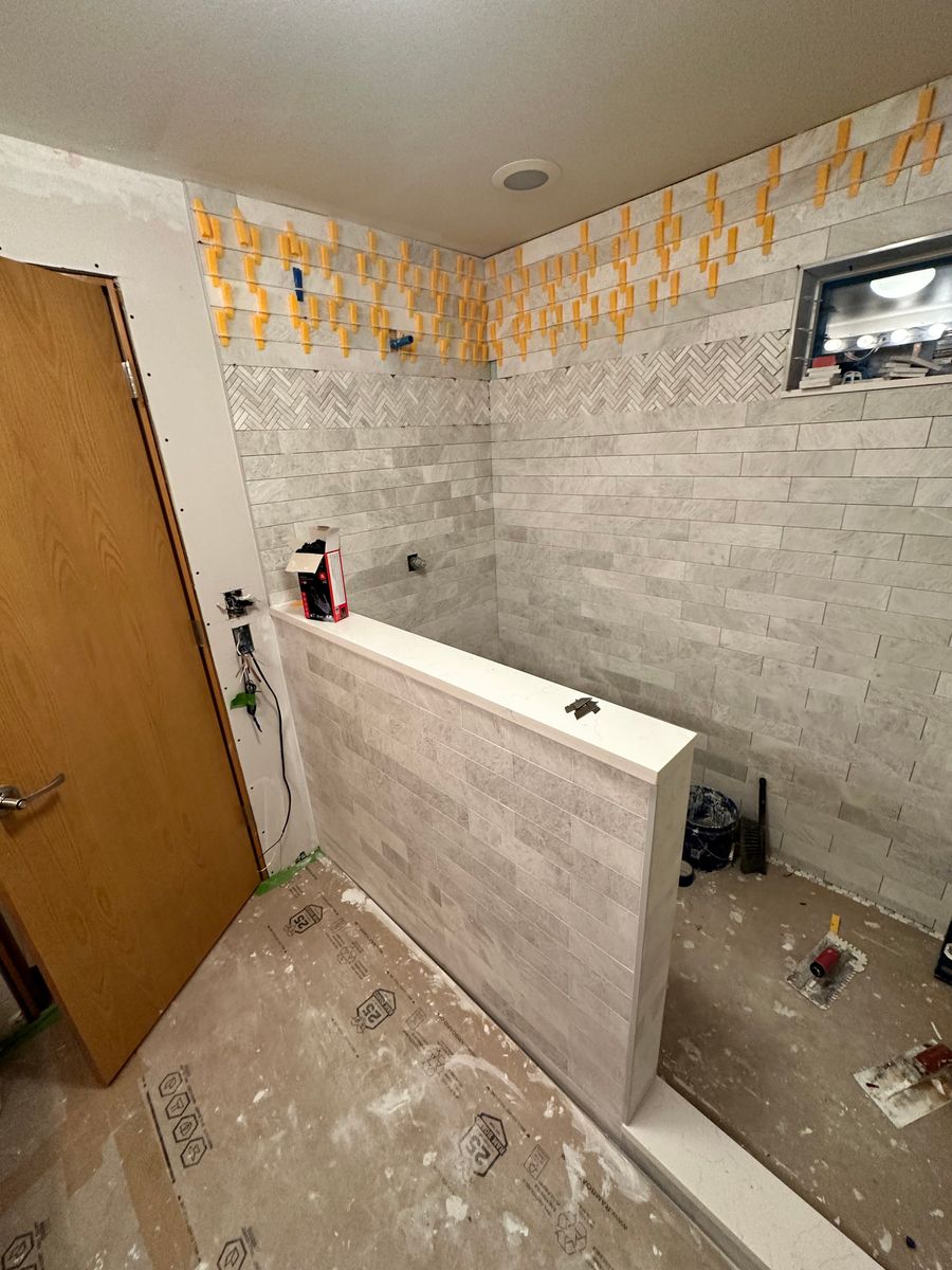 Bathroom Renovation for P Martin Construction LLC in Snohomish, WA