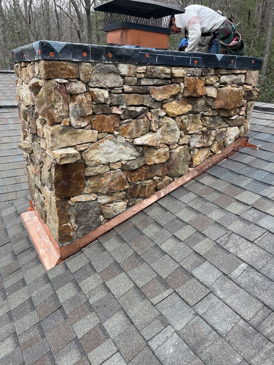 Chimney Replacement for RJ Roofing of WNC in Brevard, NC