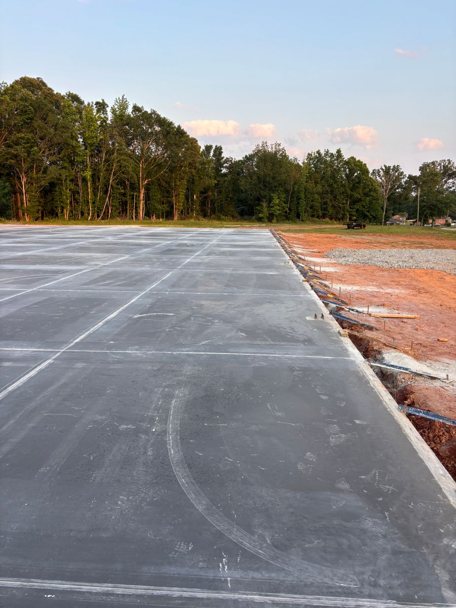 Excavation for Baer & Sons Concrete in Greenwood County, SC
