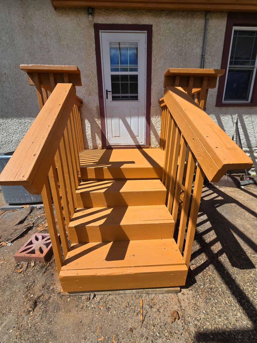 Deck Refinishing for Duraplus Topcoat Painting in New Brighton, MN