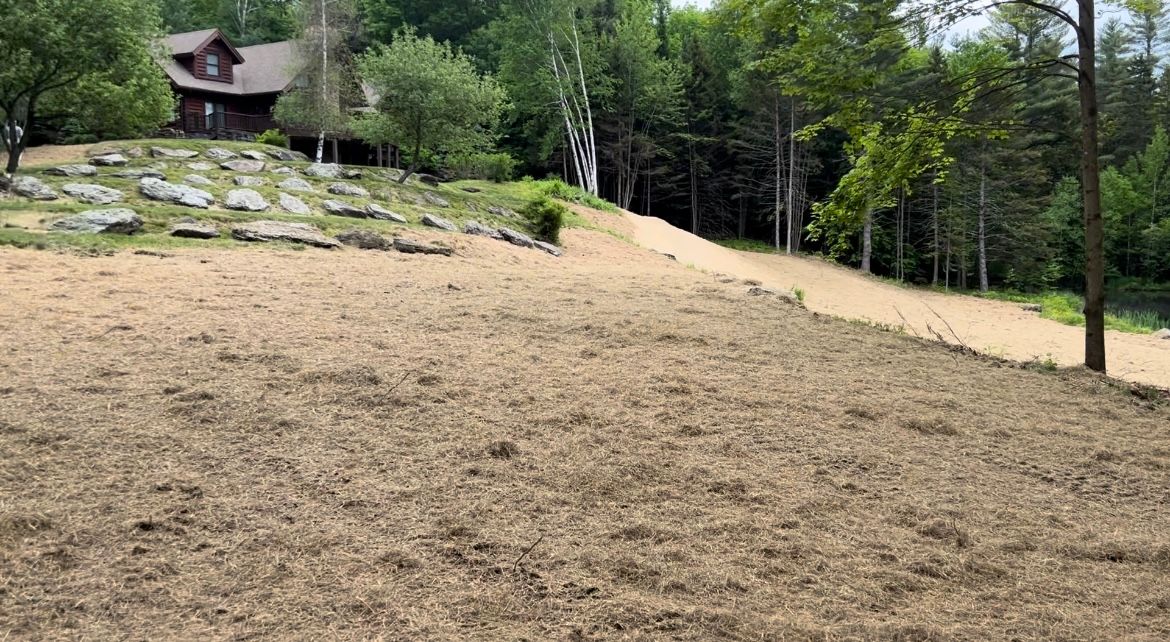 Land Grading for Andy Naylor Excavation in Johnson, VT