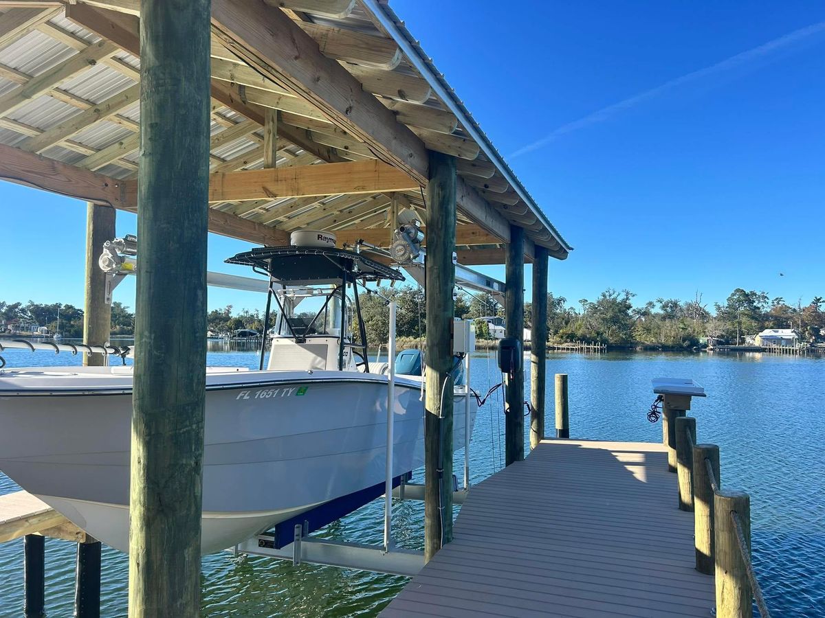 Dock Construction for J&H Land and Marine in Panama City, FL