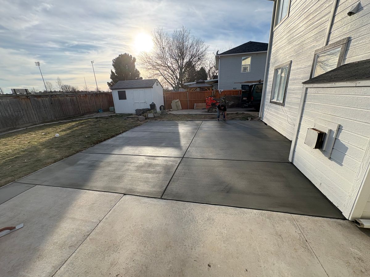 Concrete Slab Construction for AMF Concrete Construction in Boise, ID