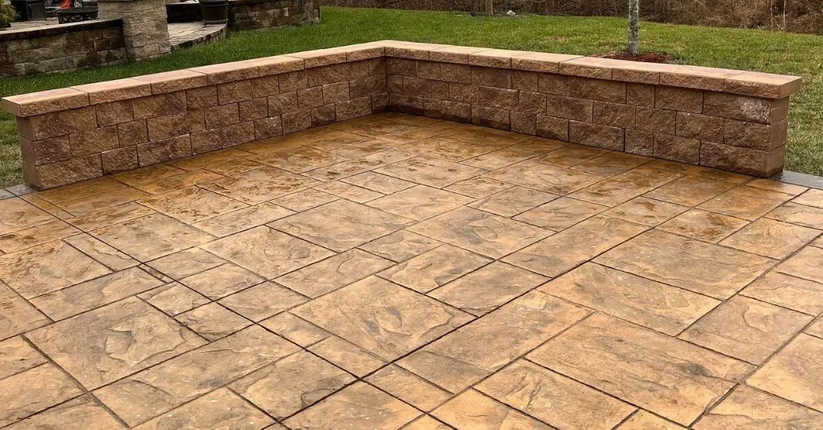 Stamped Concrete Installation for Southern Oak Concrete and Construction LLC in McDonough, GA