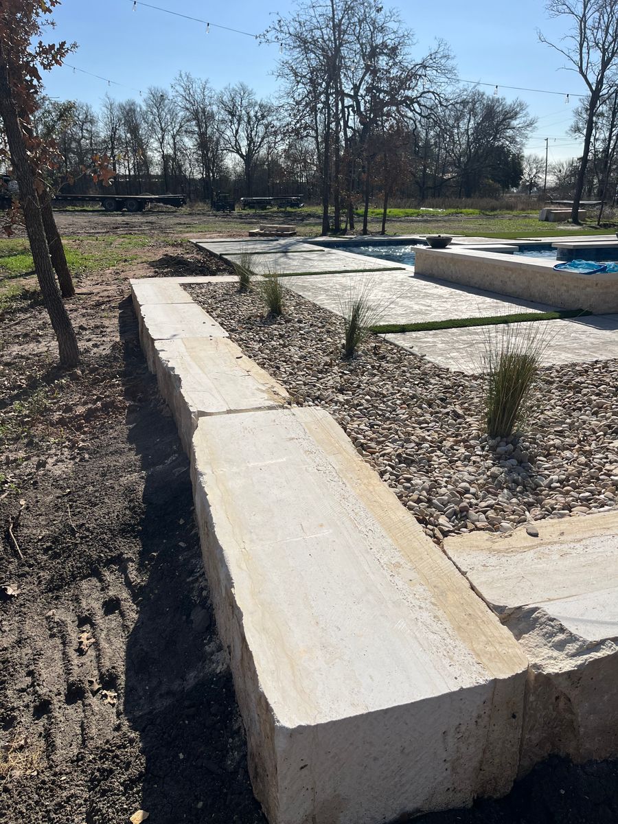 Patio Design & Construction for Piña’s Lawncare in Waco, TX