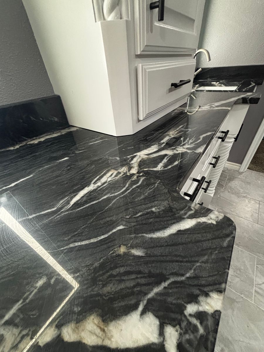 Granite Countertops Installations for Hill's Carpet & Remodeling in Odessa, TX