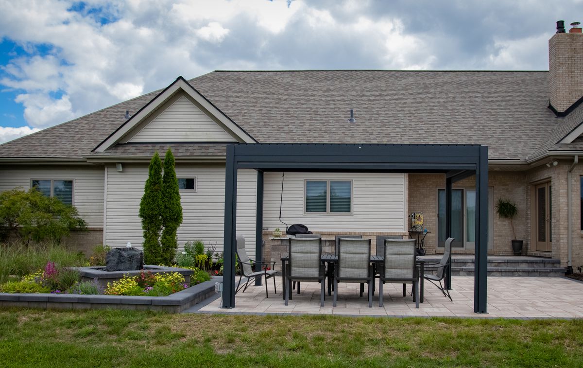 Landscape & Hardscape Design for Sunstone Construction in Oakland County, MI