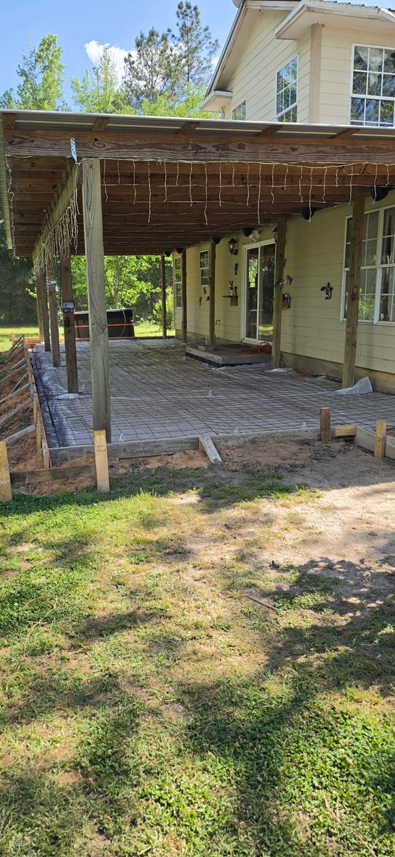 Patio Design & Construction for Southern Boys Concrete LLC in   Hosford, FL