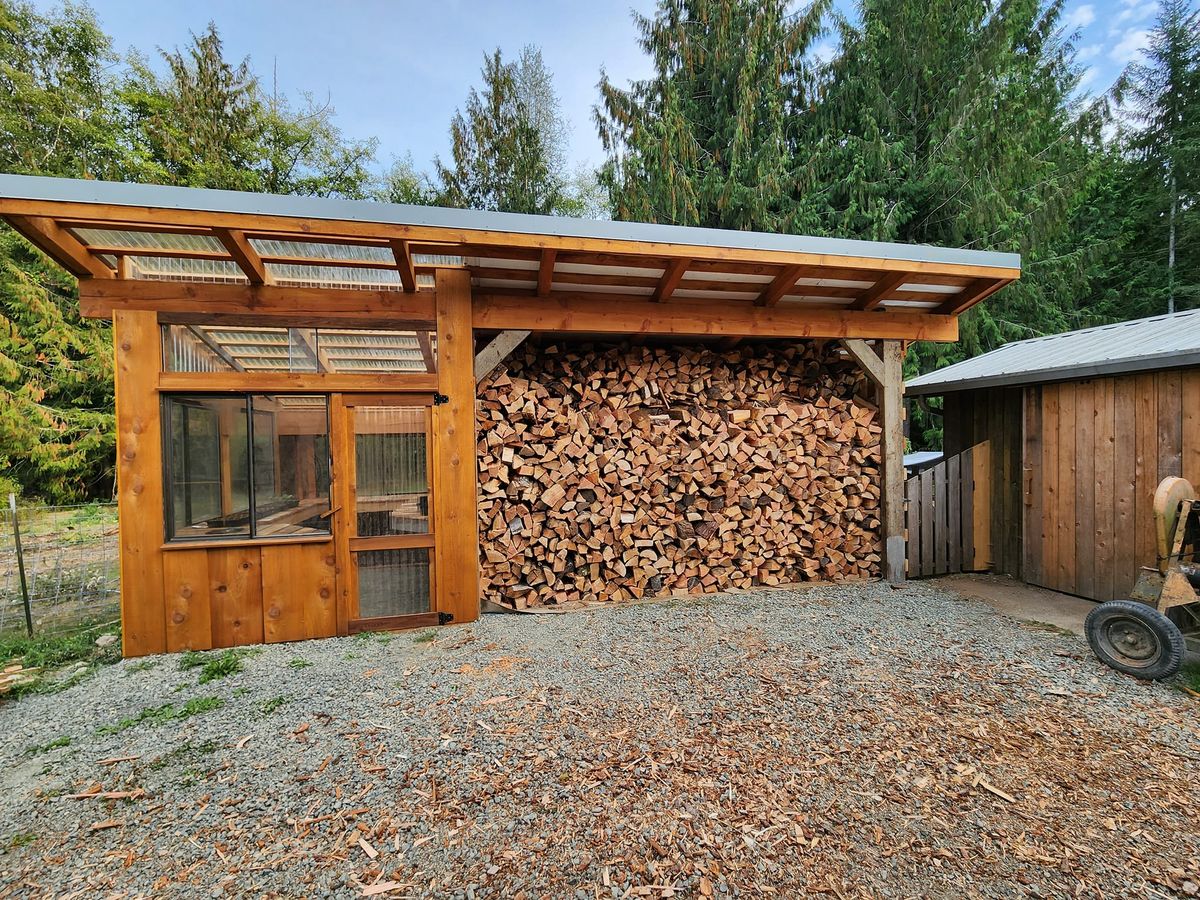 Firewood for The Baskins Sawmill in Port Angeles,  WA