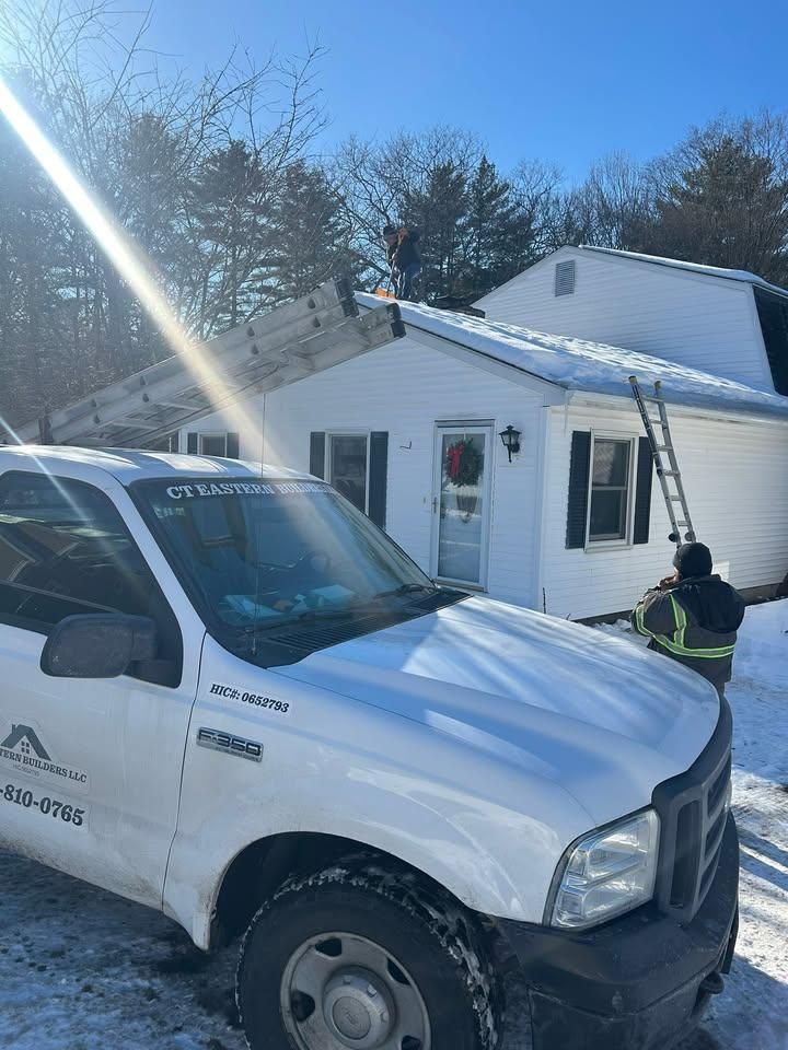 Roofing installation for CT Eastern Builders in Stafford, CT