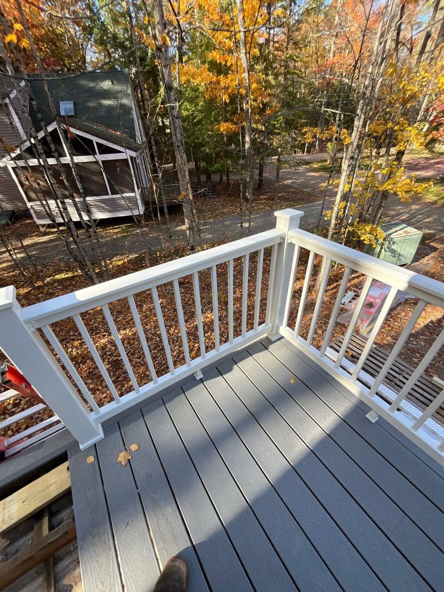 Decks Restorations for Jalbert Contracting LLC in Alton, NH