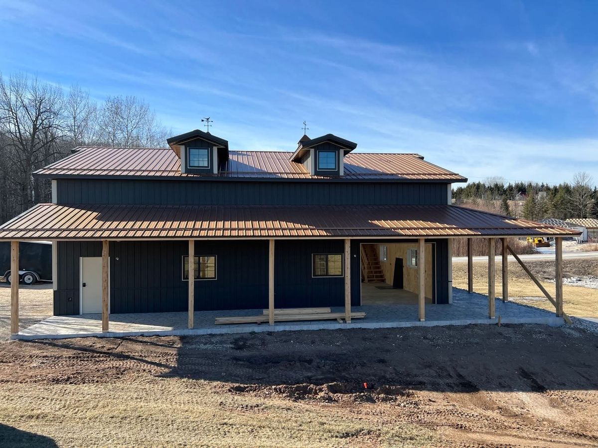 Pole Barn Construction for Lake Ridge Construction LLC in Kiel, WI