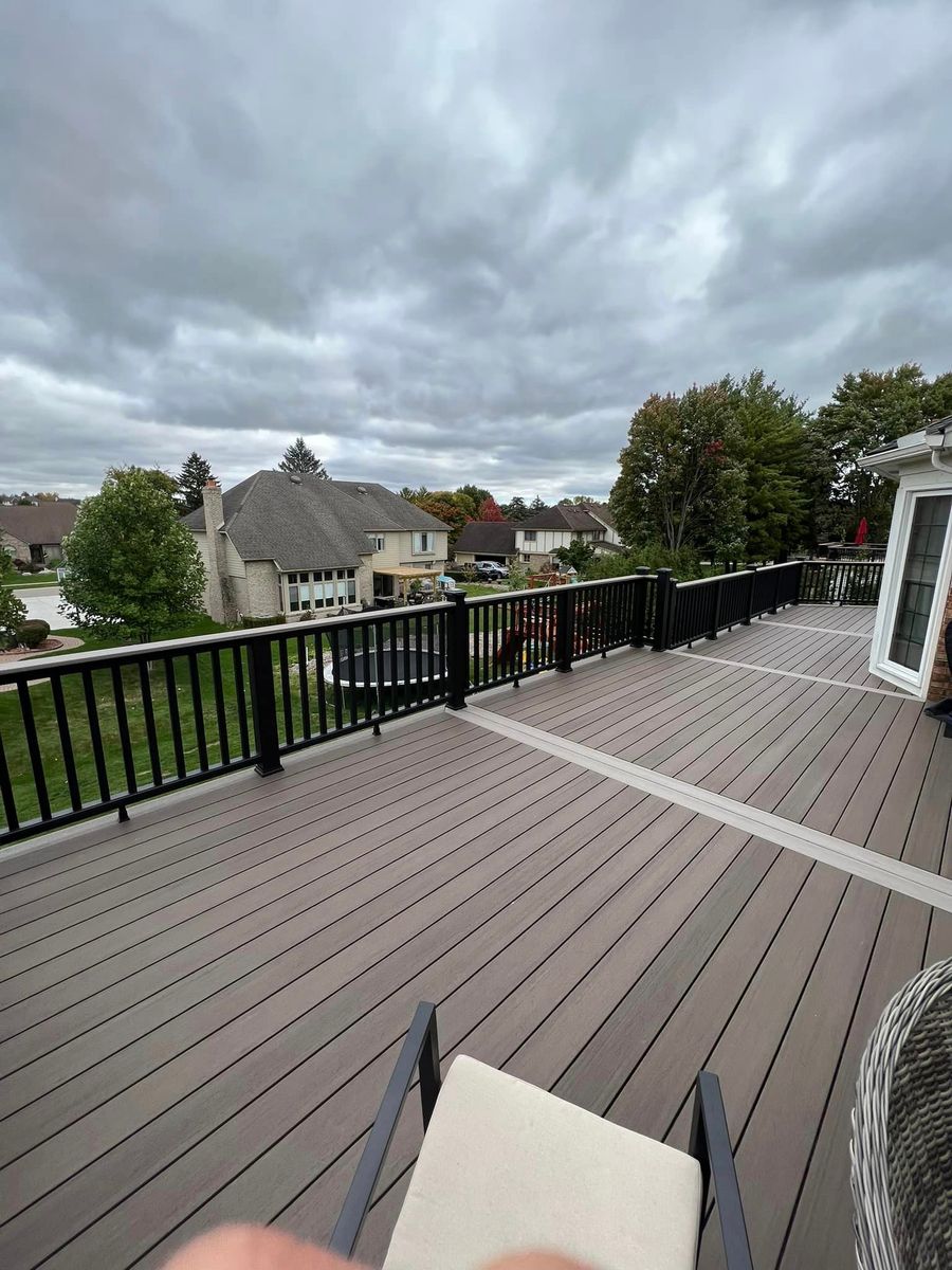 Deck & Patio Installation for All American Building Services LLC in Macomb, MI