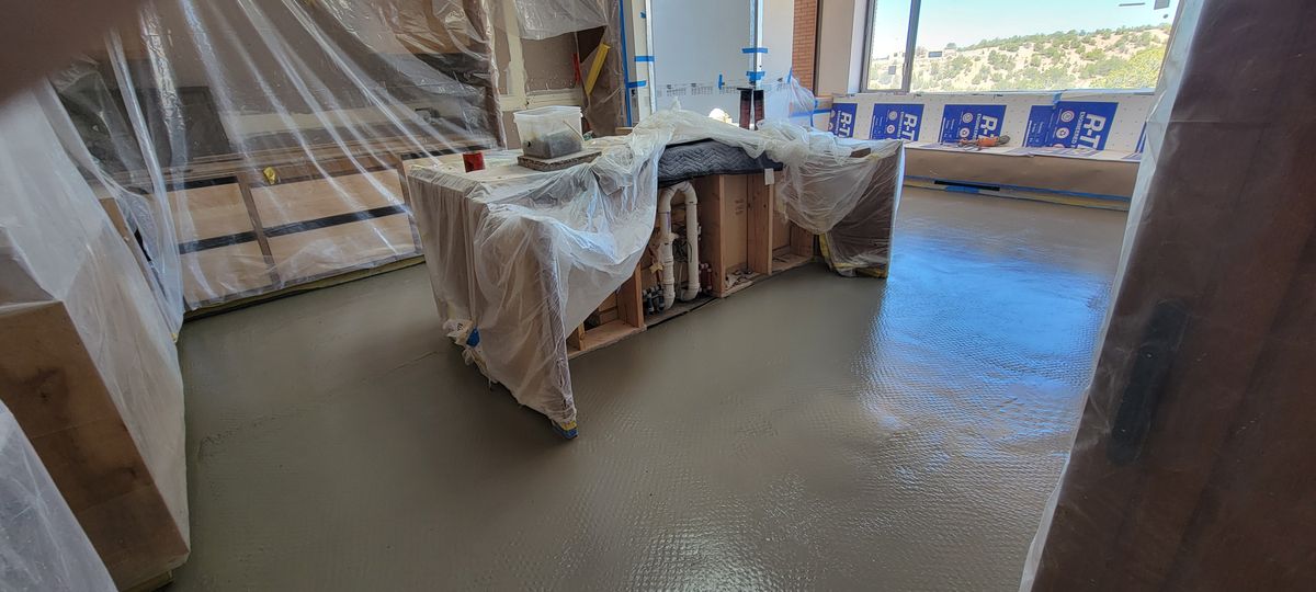 Concrete Installation for Not Just Concrete in Albuquerque, NM