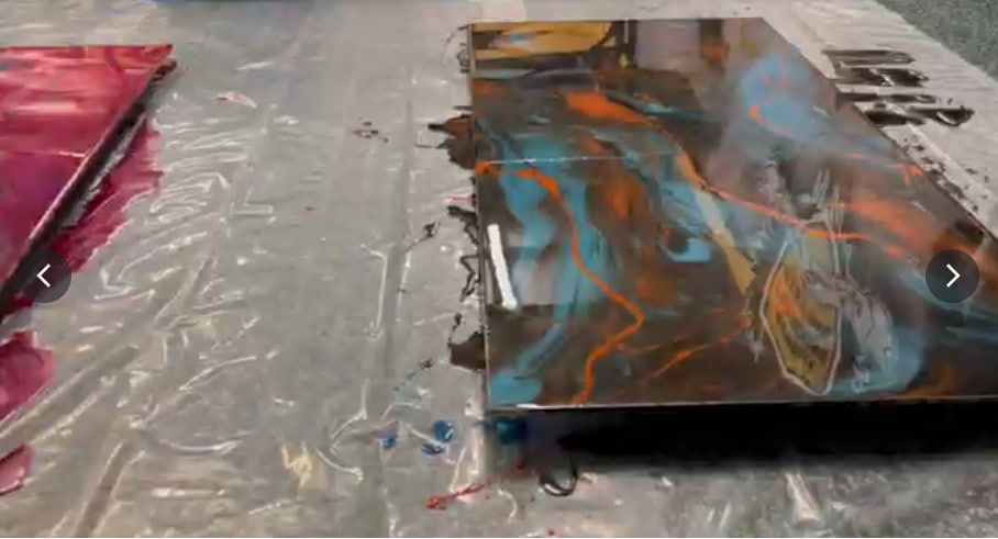 Metallic System Epoxy for Imperial Wood & Epoxy Flooring in Houston, TX