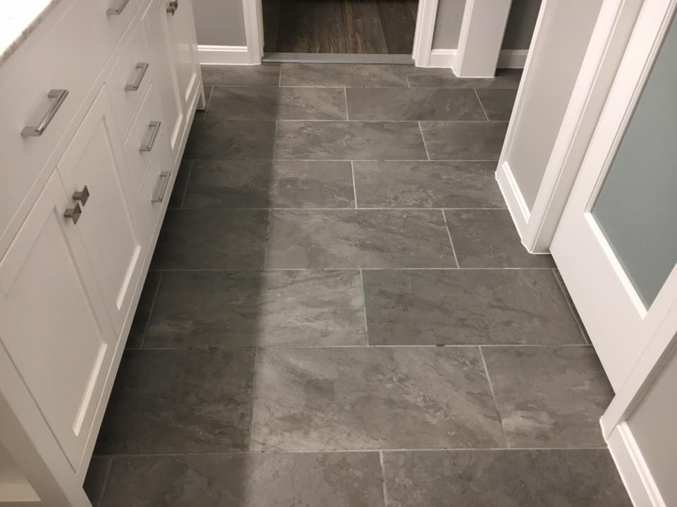 Tiling for Gunkel's Home Improvements in Highland, MD