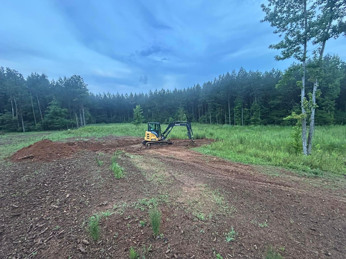 Site Preparation for Moose Excavating in Athens, TN
