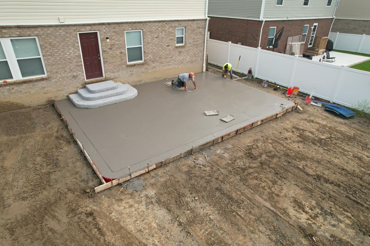 Patio Design & Installation for D.R. Concrete  in Lincoln Park, MI