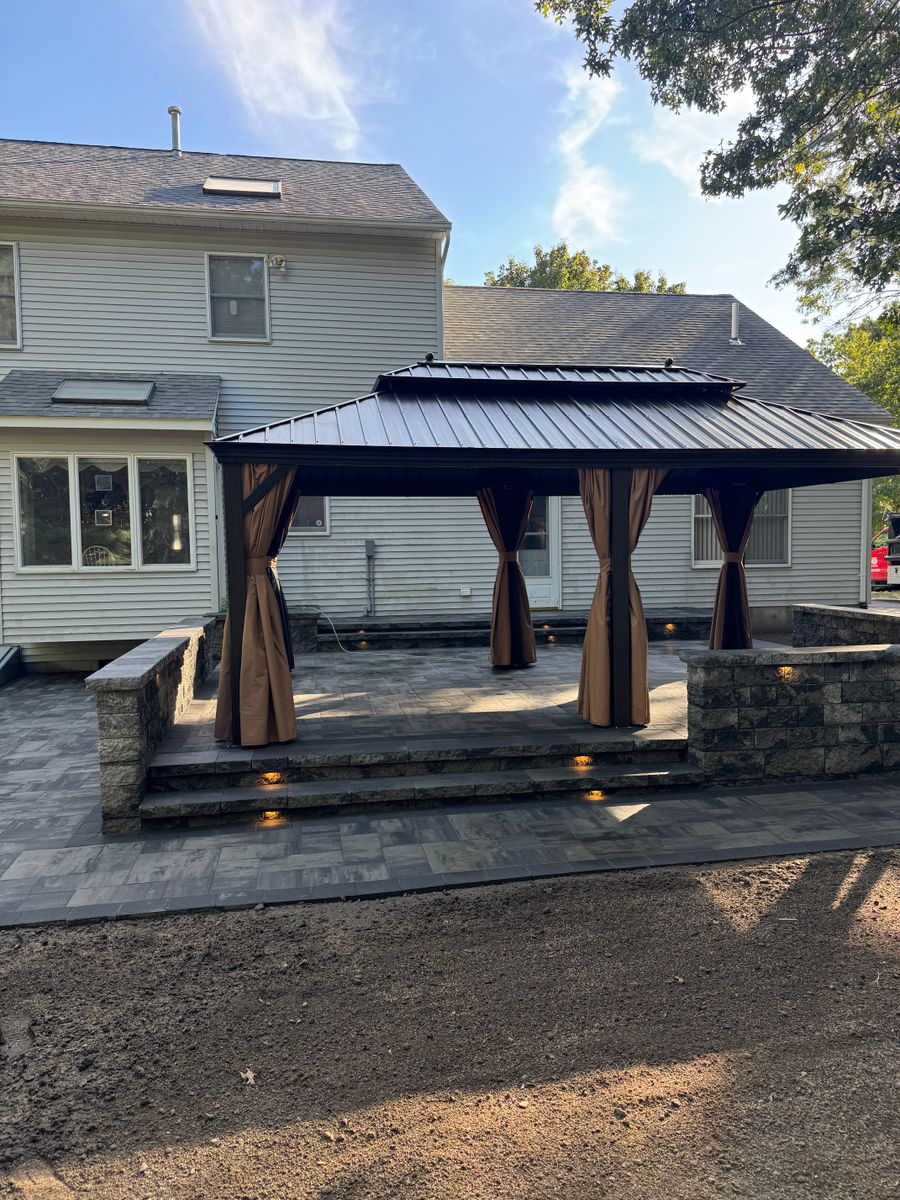Patio Design & Construction for S&G Hardscaping and Plowing in Boston, MA