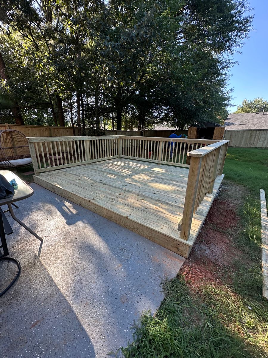 Fencing for JDP Construction Group in McDonough, GA