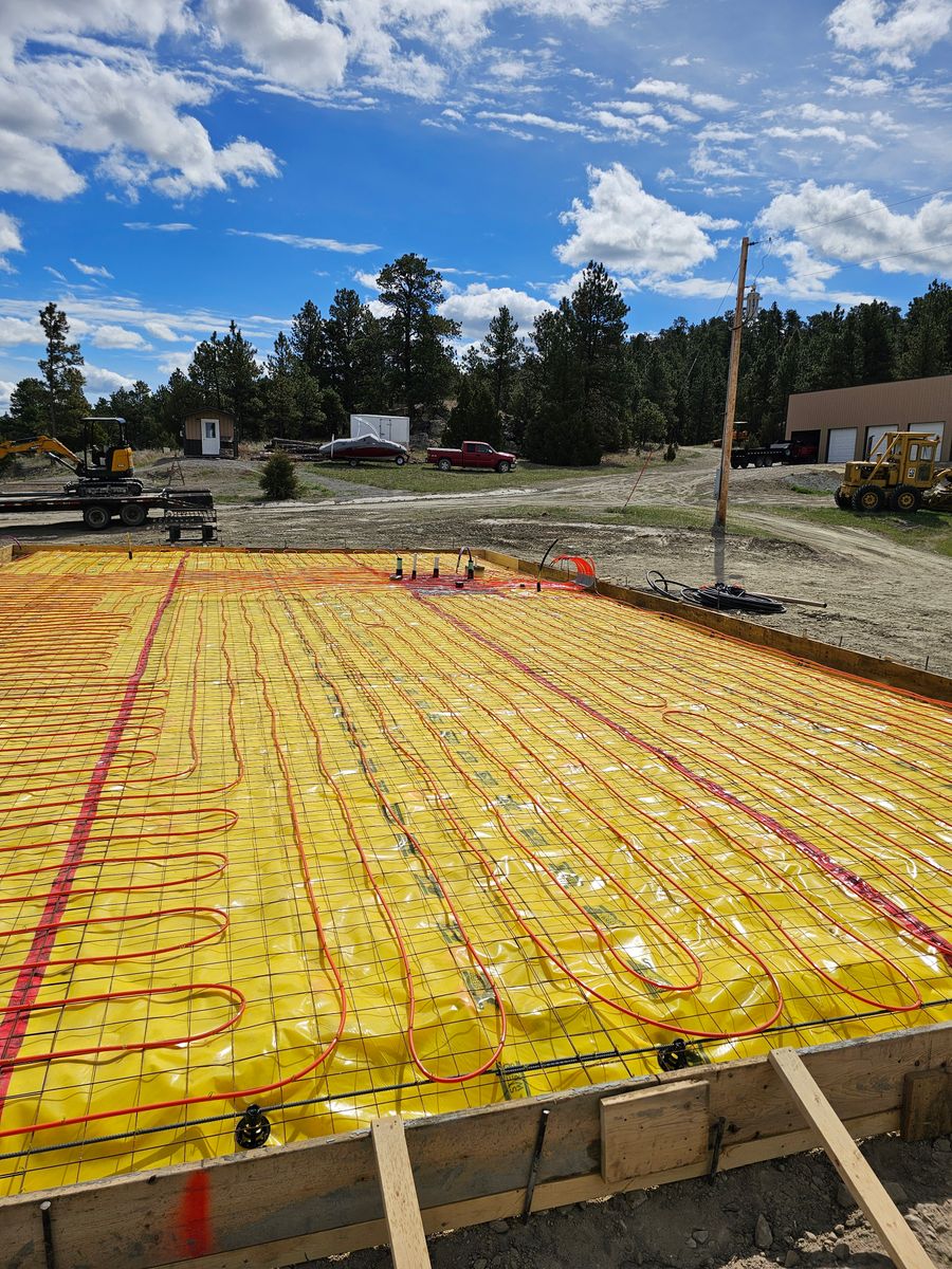 Concrete work for Blue Mountain Construction in Roundup, MT