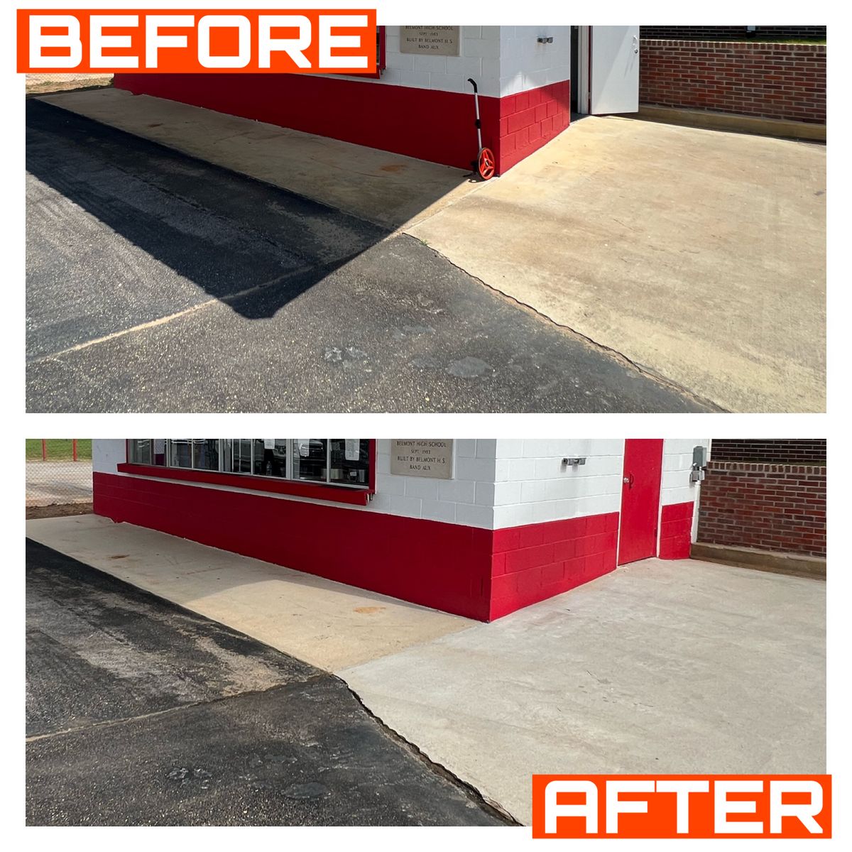 Driveway/Sidewalks Cleaning for FunderFlow Commercial and Residential Pressure Washing Inc in Tupelo, MS