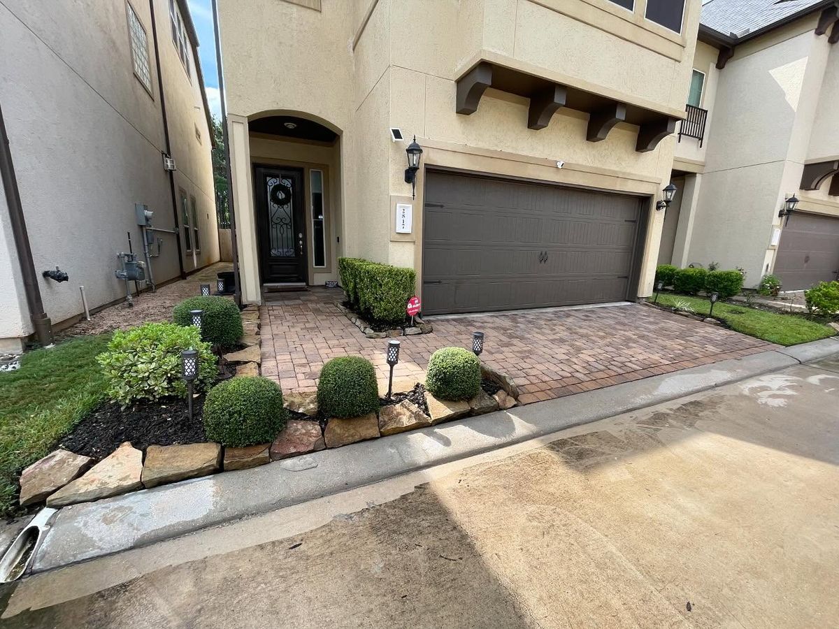 Retaining Wall Construction for Faith LEC Services LLC in Houston, TX