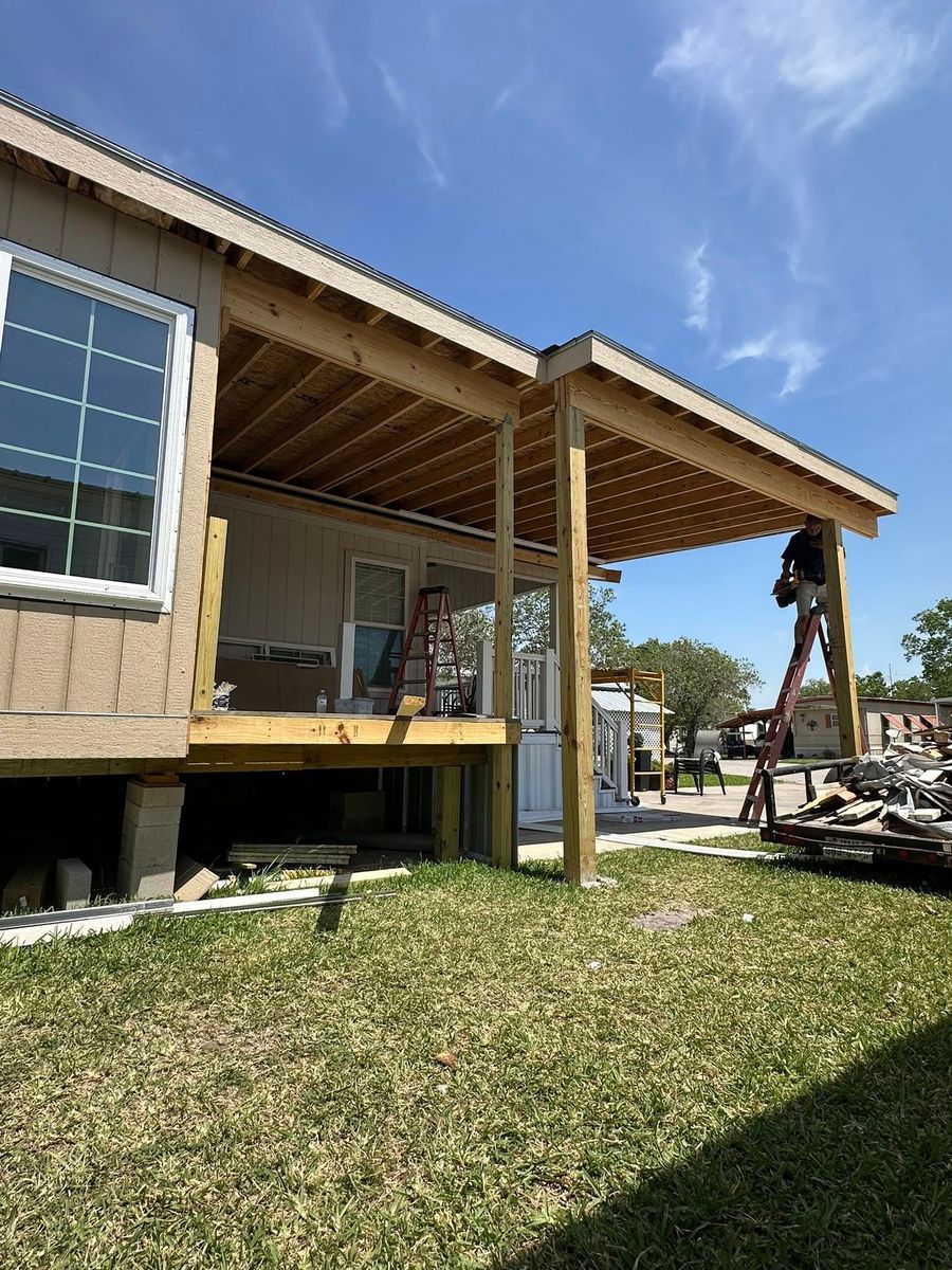 Deck & Patio Installation for Triple JP Contractors in San Benito, TX