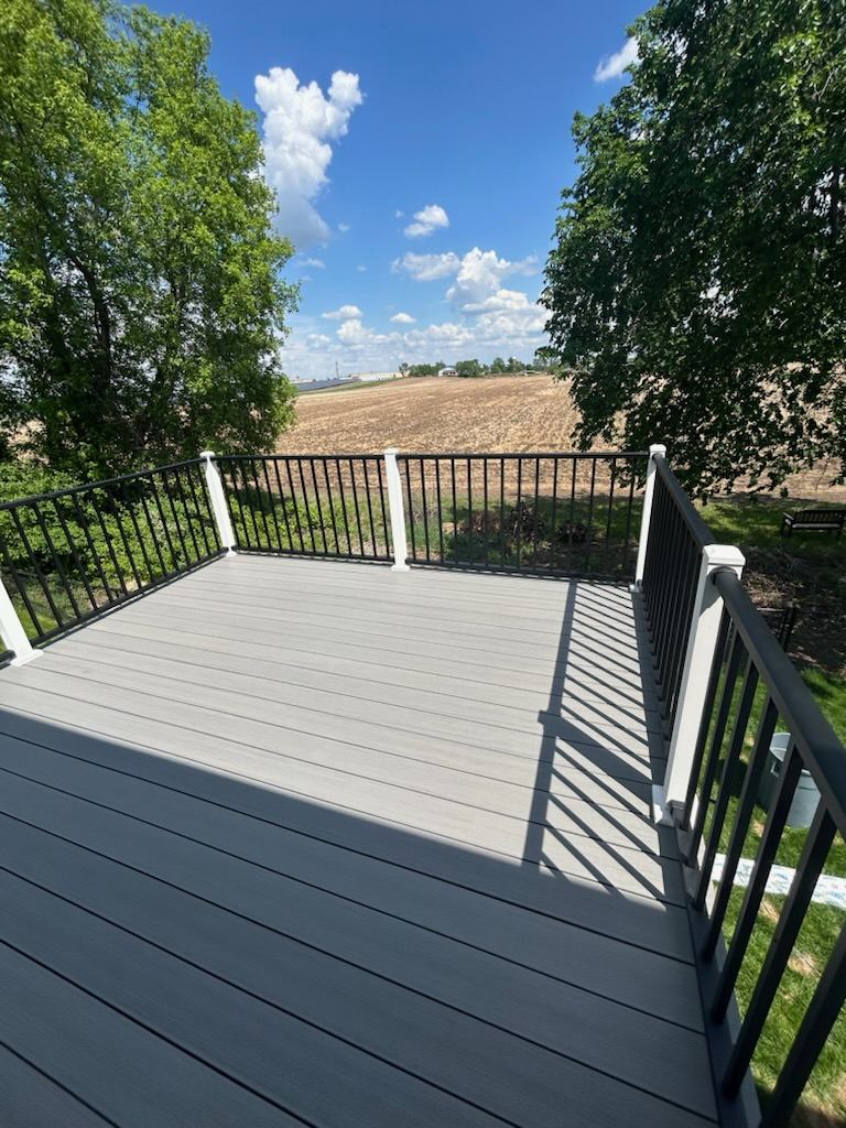 New Deck Construction for Radke Deck Works & Remodeling in Elk River, MN