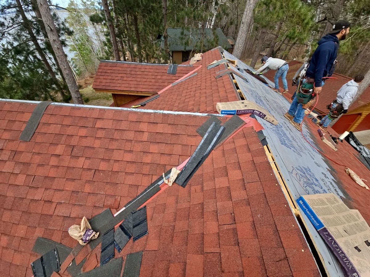 Asphalt Shingle Roofing Installation for Patriot Roofing Plus LLC in Pequot Lakes, MN