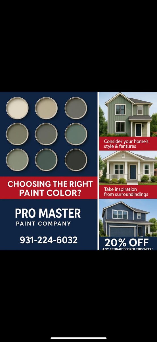 Interior Painting for Pro Master Painting Company in Shelbyville, TN