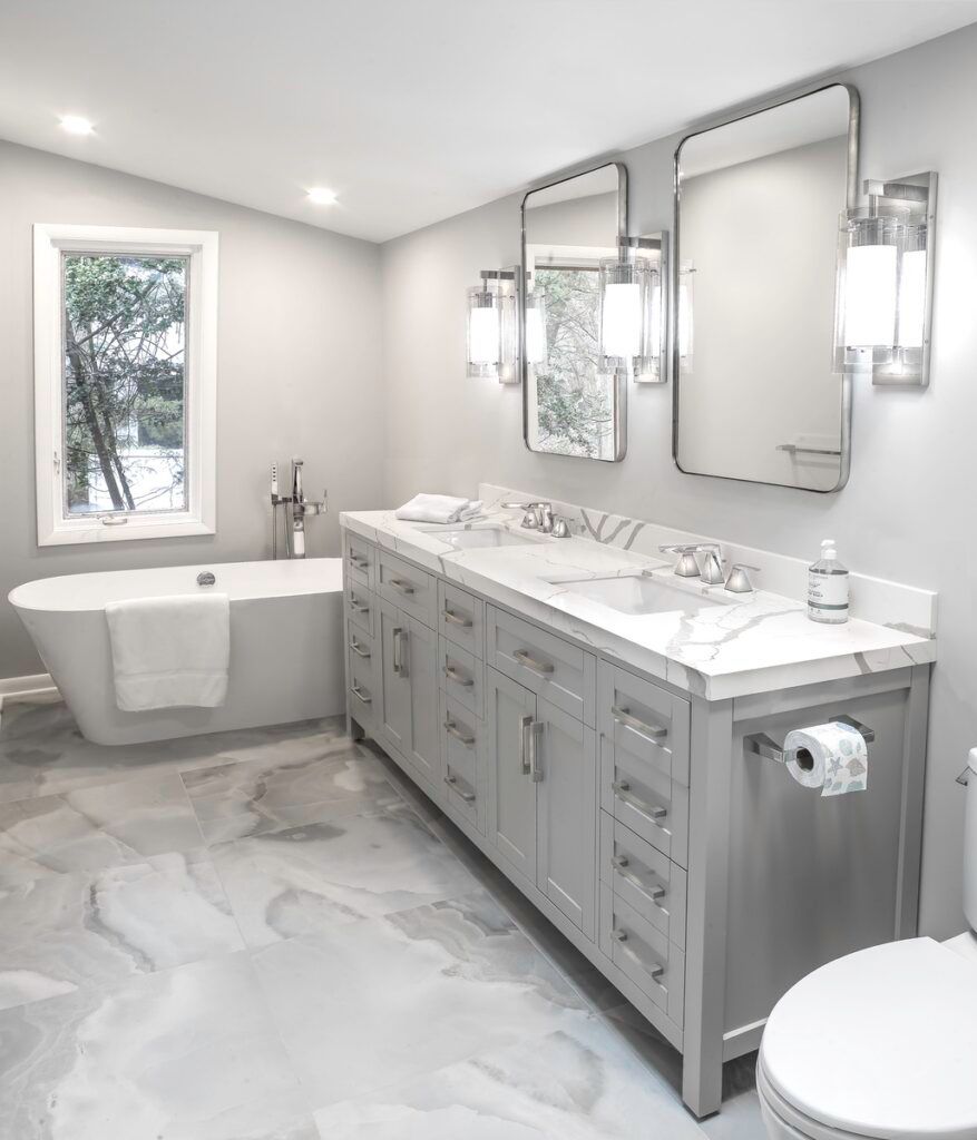 Bathroom Renovation for Marrow Contracting & Flooring LLC in Morristown, NJ