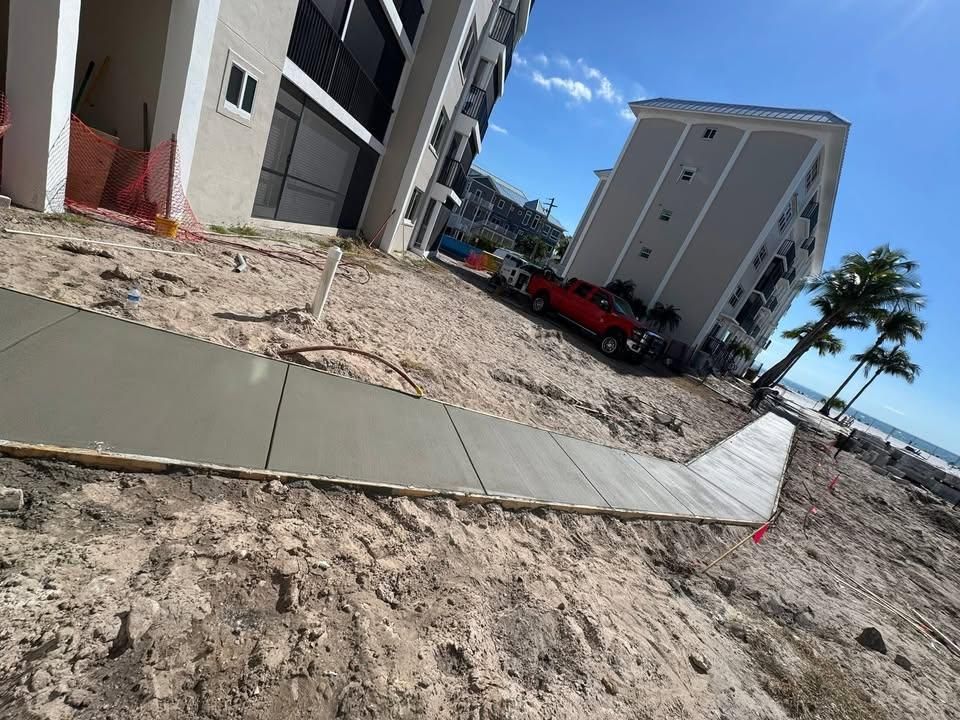 Sidewalk Installation for All Phases Decorative Concrete in Sebring, FL