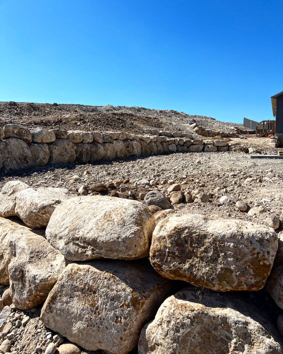 Site Preparation for Premier Rockwall & Excavating in Utah County, UT
