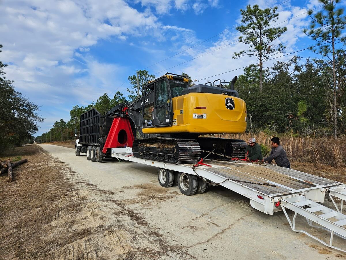 Driveway Construction for J & E Land Clearing, LLC. in Dunnellon, FL