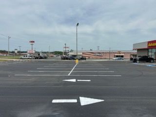 Parking Lot Striping for Metzler Paving and Sealcoating in Jacksboro, TN