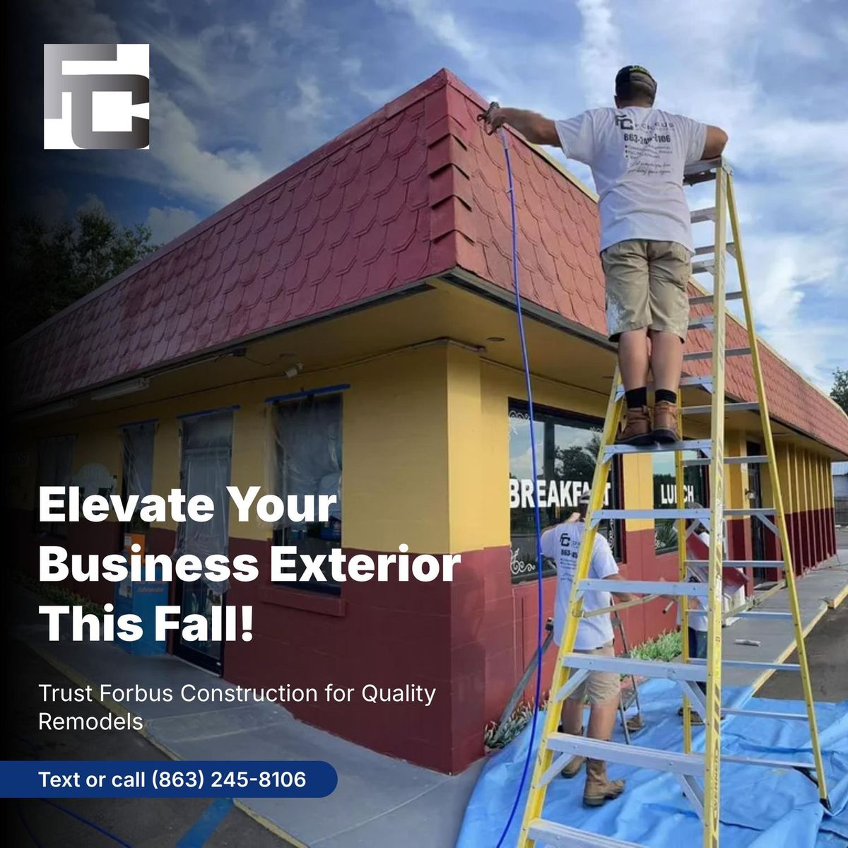 Custom Woodwork for Forbus Construction in Central Business District, FL