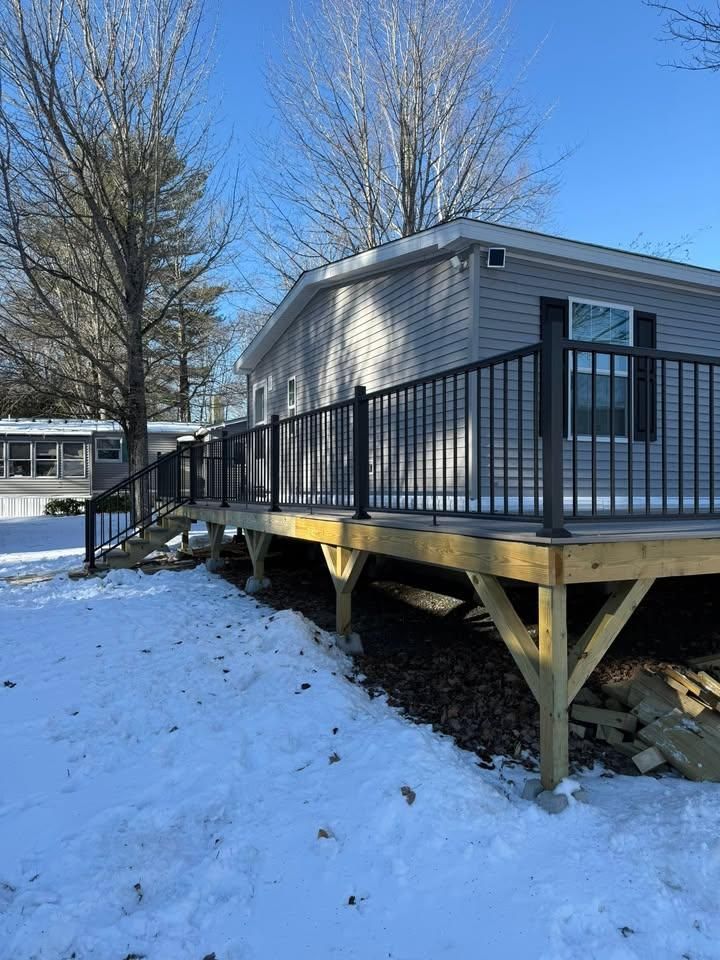 Deck & Patio Installation for The Finish Group in Bangor, ME