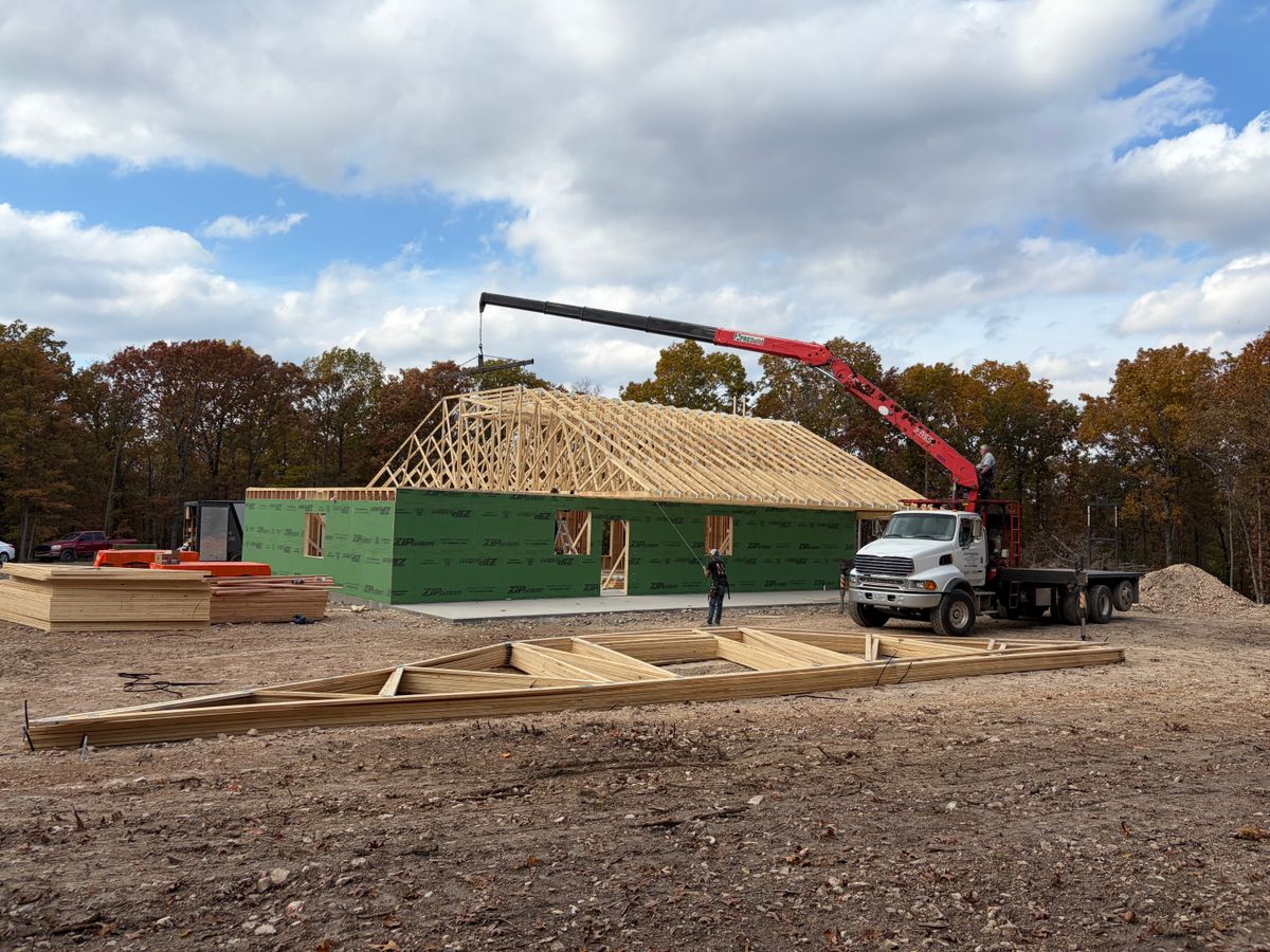Land Clearing for Aaron’s Home Remodeling & Repair LLC in Pineville, MO