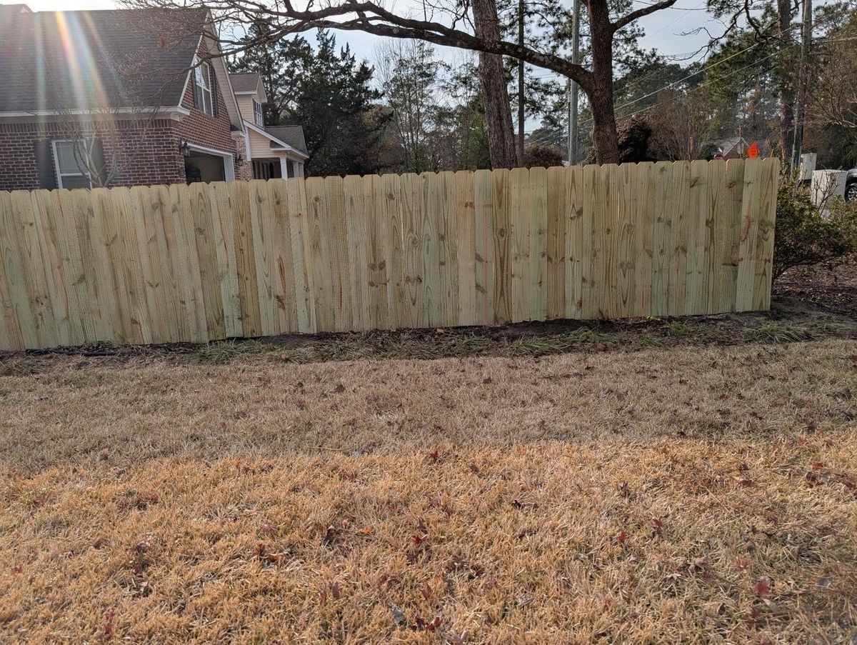Wood Privacy for 4 In The Fire Fencing LLC in Darlington, SC