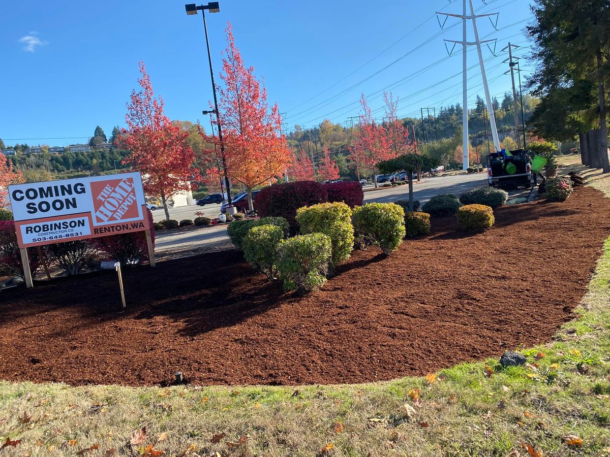 Mulch Installation for Family Landscaping & Irrigation in Auburn, WA