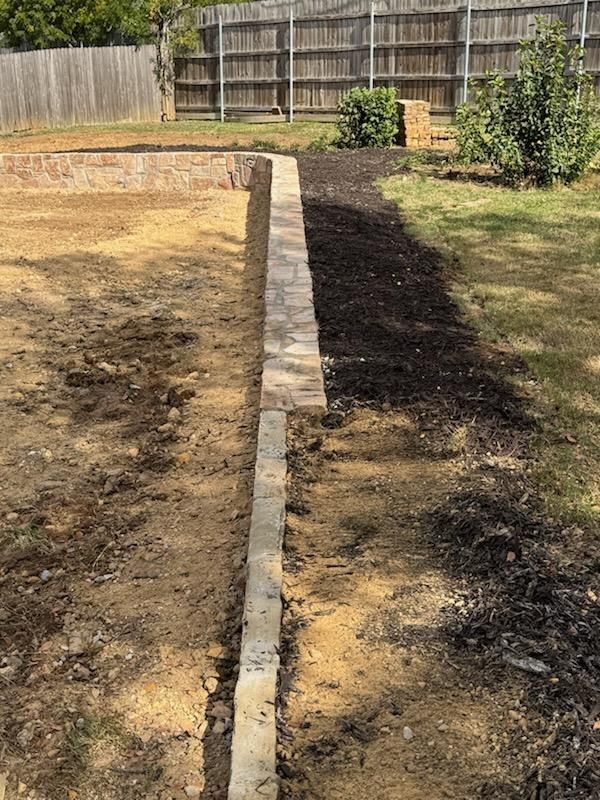 Flowerbed Installation for Rojas Contractors in Fort Worth, TX