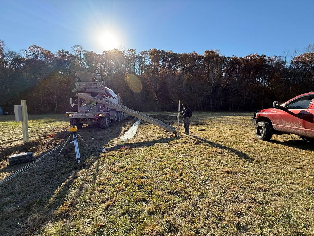 Full Depth Custom Carved Concrete for Whitfield Concrete Construction in Solsberry, IN