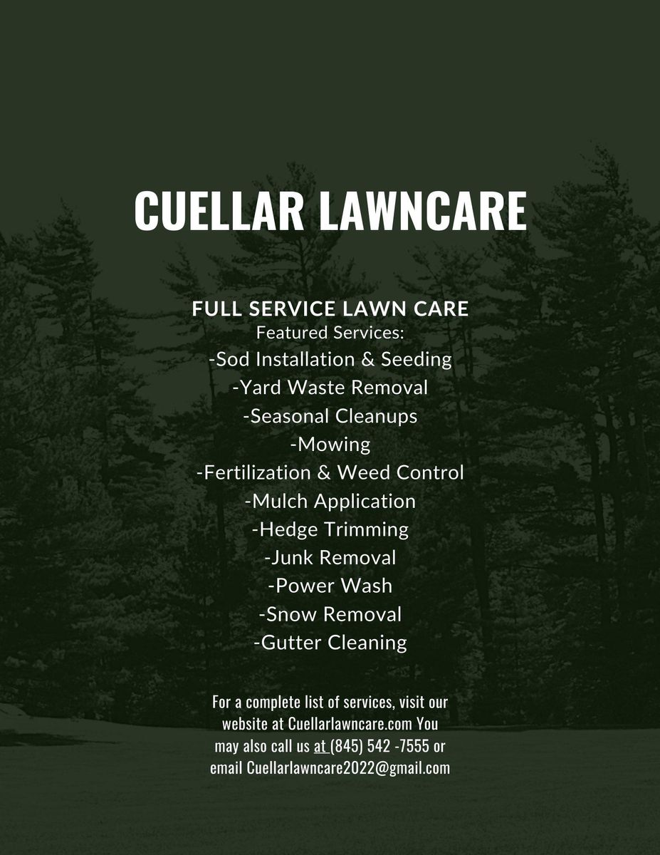 Fall Clean Up for Cuellar Lawn Care in Stone Ridge , NY 