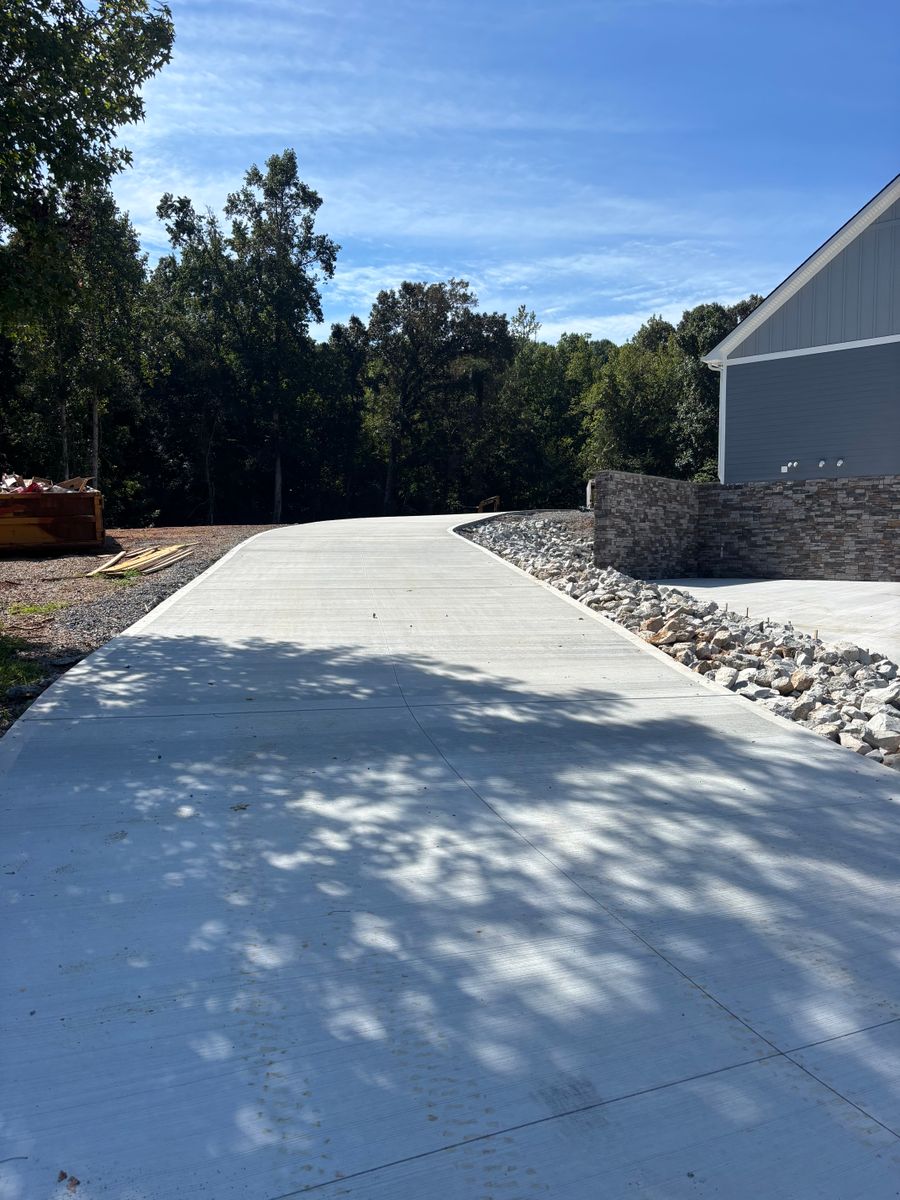 Sidewalk Installation for Tommy Moore Construction in Anderson County, TN