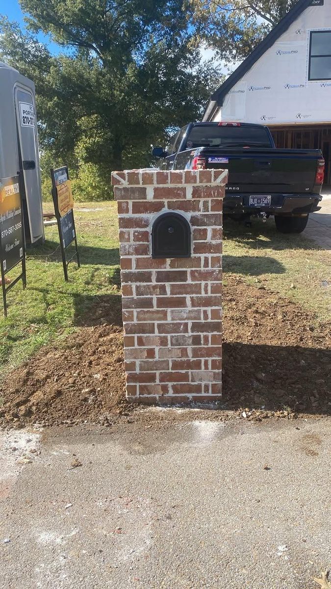 Brickwork for Sam's Concrete & Masonry in Hernando, MS