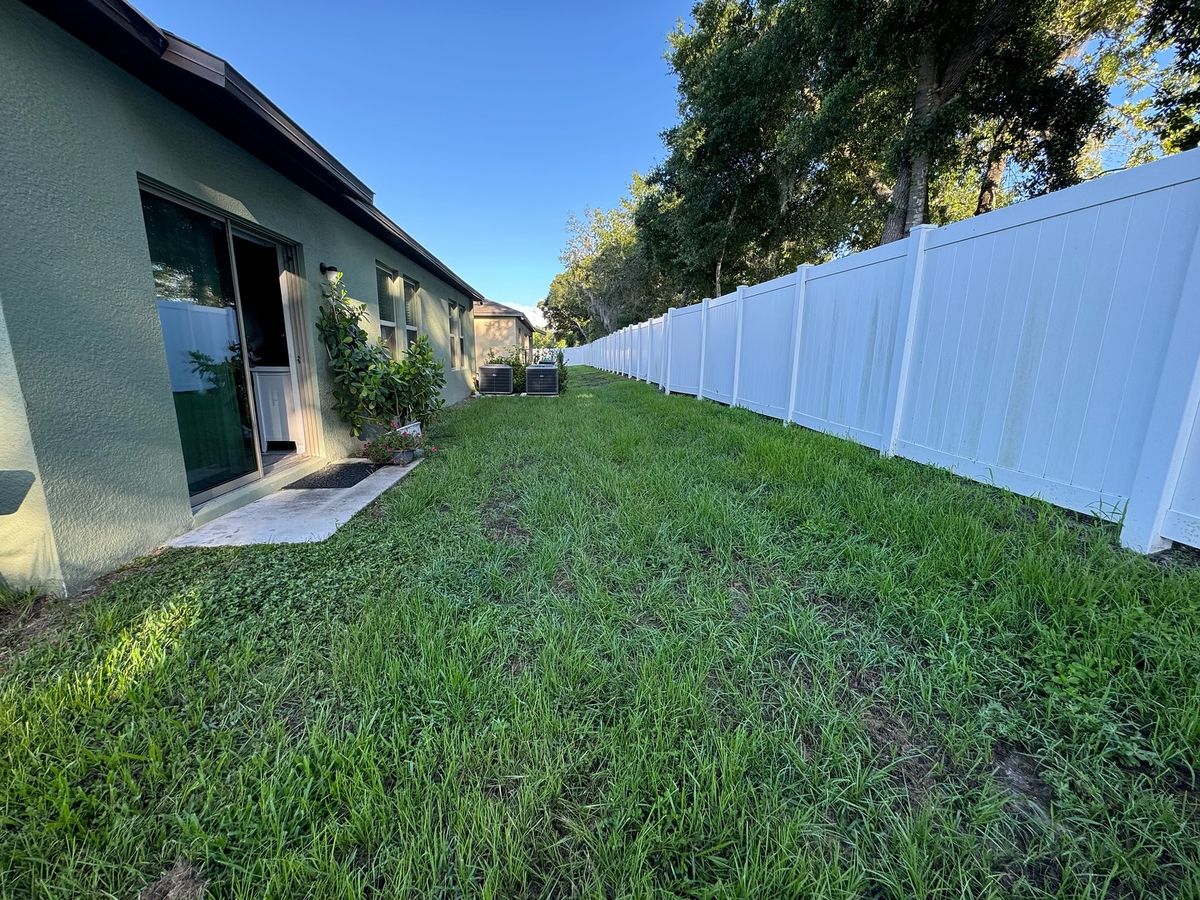 Fencing for JRA Construction in Zephyrhills, FL