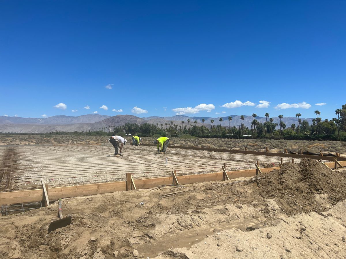 Foundation for The Concrete Guys in Hemet,  CA